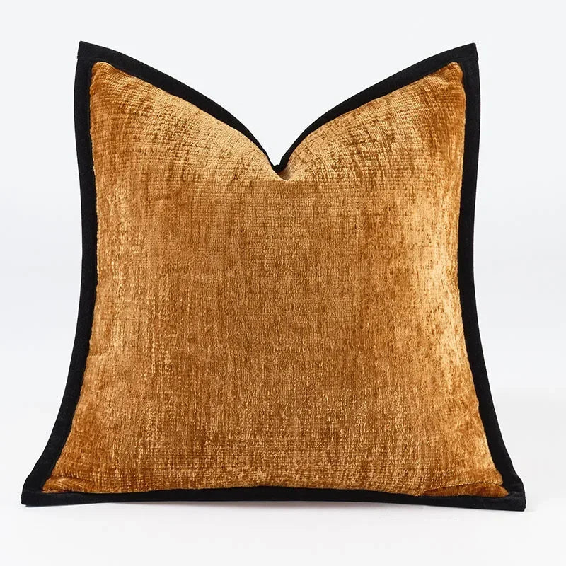 1pc Thick Chenille Cushion Cover Square Solid Color Pillow Case 18*18 20*20 Quality Luxury Home Decor Pillow Cover for Sofa
