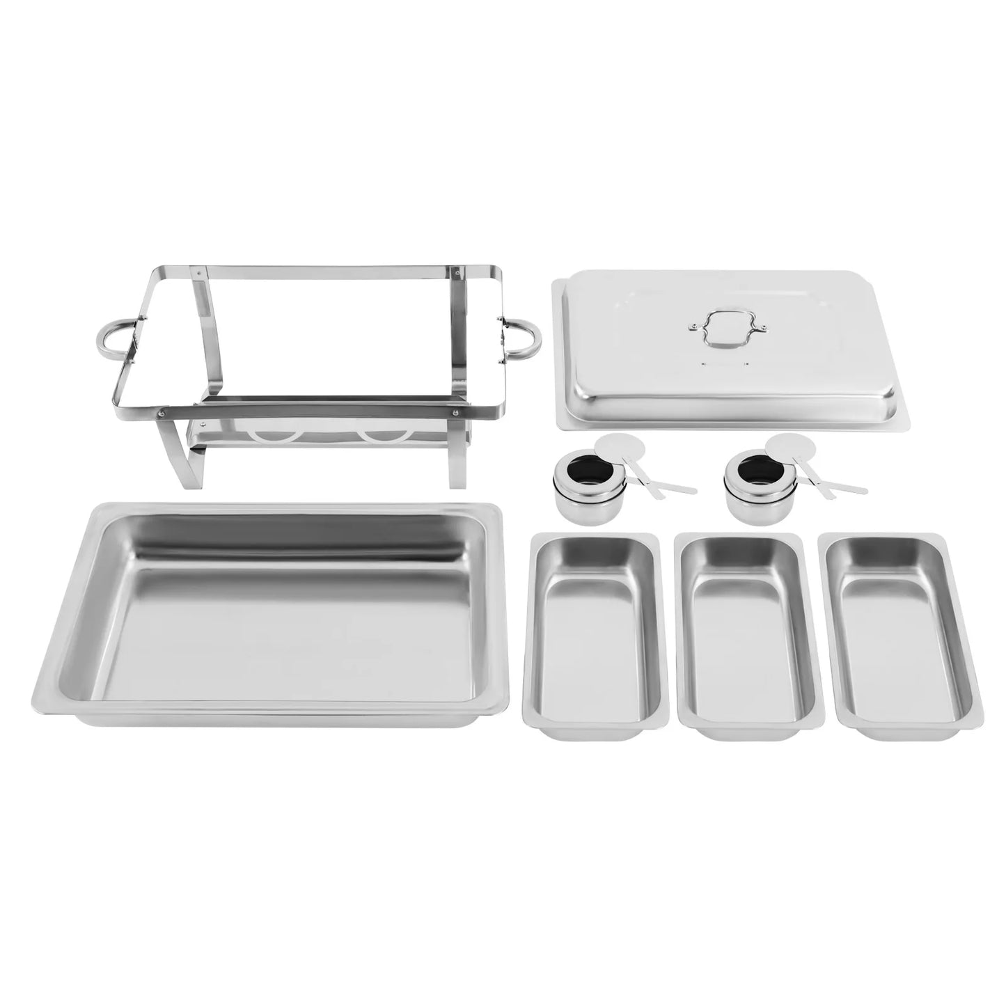 Stainless Steel Chafing Dish Buffet Set For Restaurants