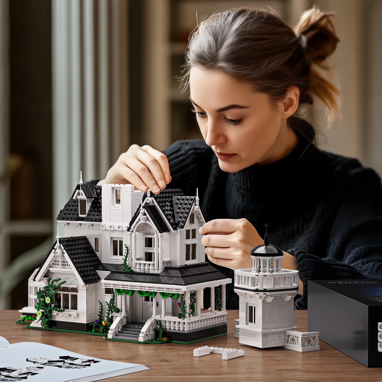 Magic House Building Set Owens House With LED Light Decor