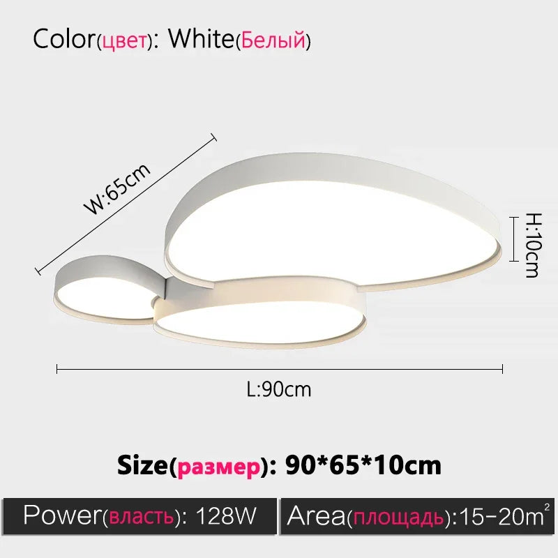 Living Room Ceiling Lamp Modern LED Ceiling Chandeliers for Dining Room Bedroom Nordic Simple Home Decoration Led Ceiling Lights