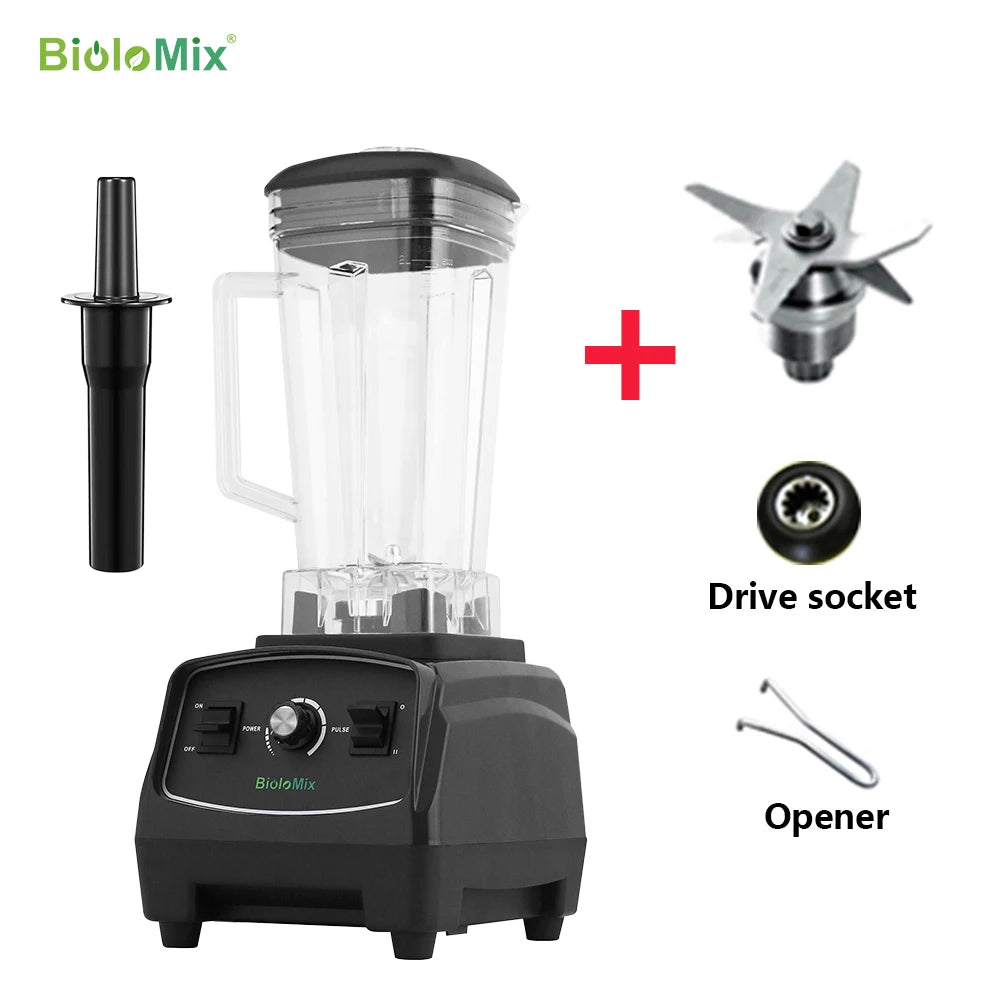 Biolomix Heavy Duty Commercial Blender Juicer Mixer Food Processor