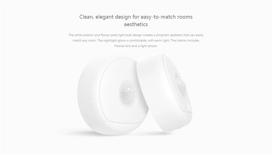 Yeelight LED Corridor Light Night Light Magnetic IR Remote Control Body Motion Sensor Light USB Rechargeable