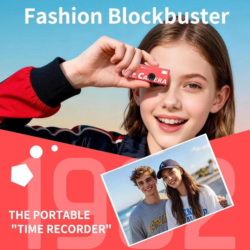 Magecam Thumb Keychain Camera 0.96inch Flip Screen Retro CCD Mini Digital Camera 720P Very Small Camcorder Video Recorder