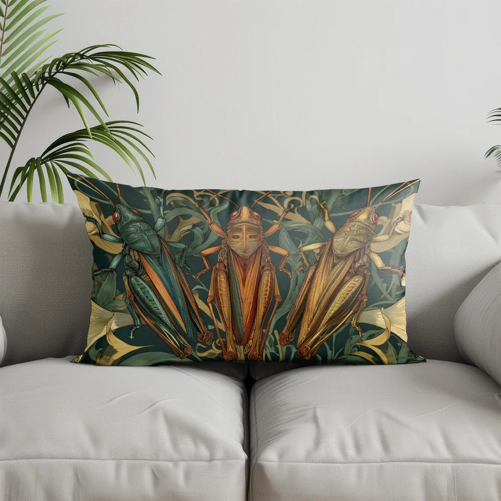 Home Decor Exquisite Persian-Patterned Pillowcase Suitable For Sofa Bedroom Car Pillow Cover Cushion Rectangular Back Cushion