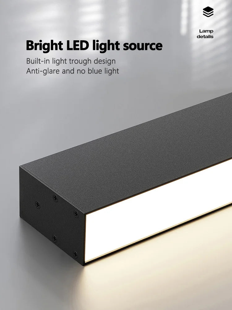 Minimalist living room lighting kitchen dining  bedroom dining room nordic modern aisle balcony strip light