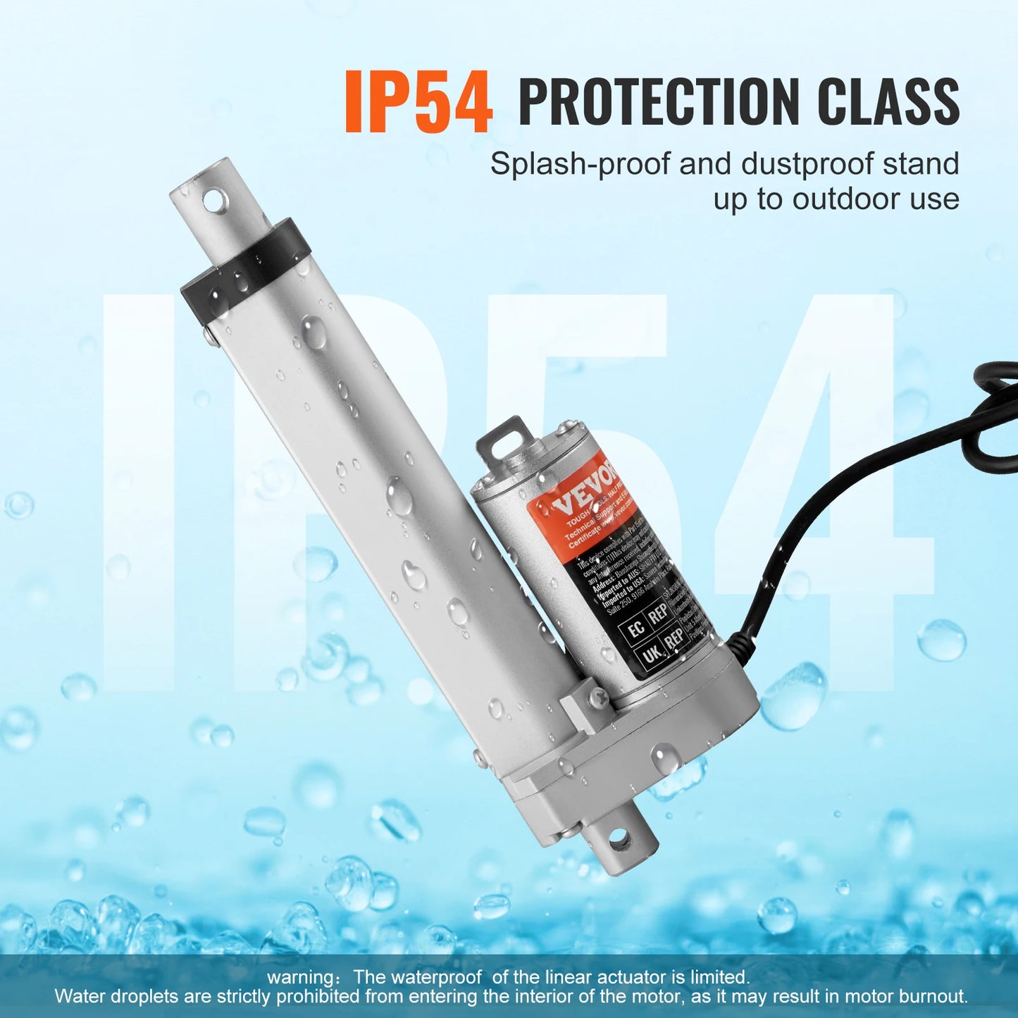 SucceBuy 1500N 12V Linear Actuator With Mounting Bracket Home Automation