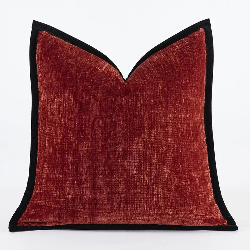 1pc Thick Chenille Cushion Cover Square Solid Color Pillow Case 18*18 20*20 Quality Luxury Home Decor Pillow Cover for Sofa
