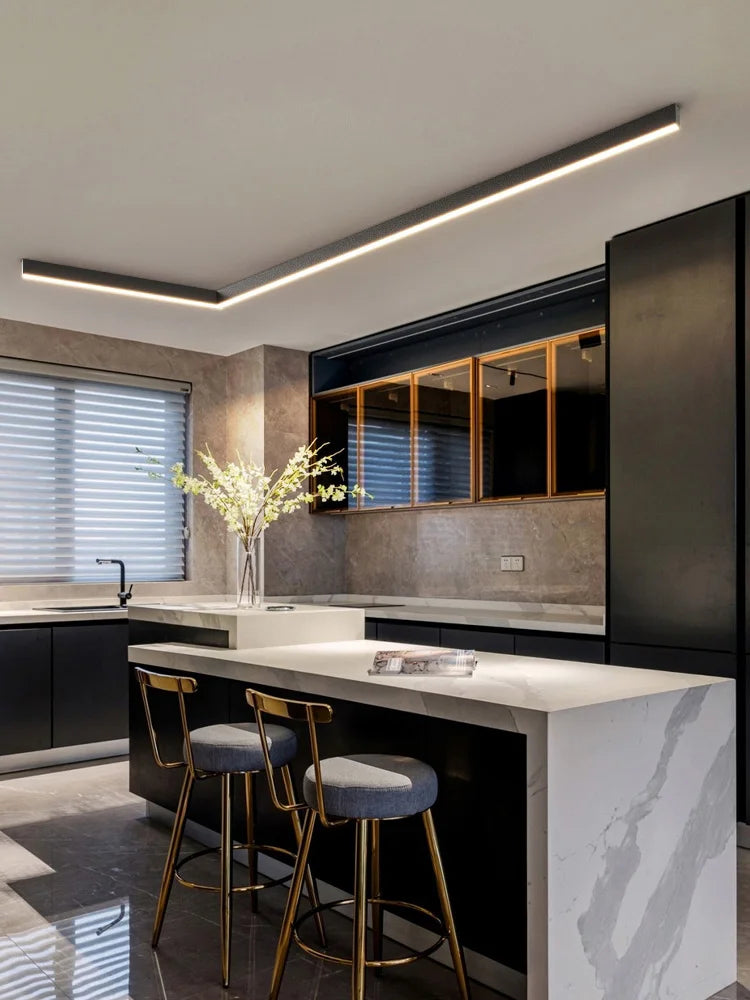 Minimalist living room lighting kitchen dining  bedroom dining room nordic modern aisle balcony strip light