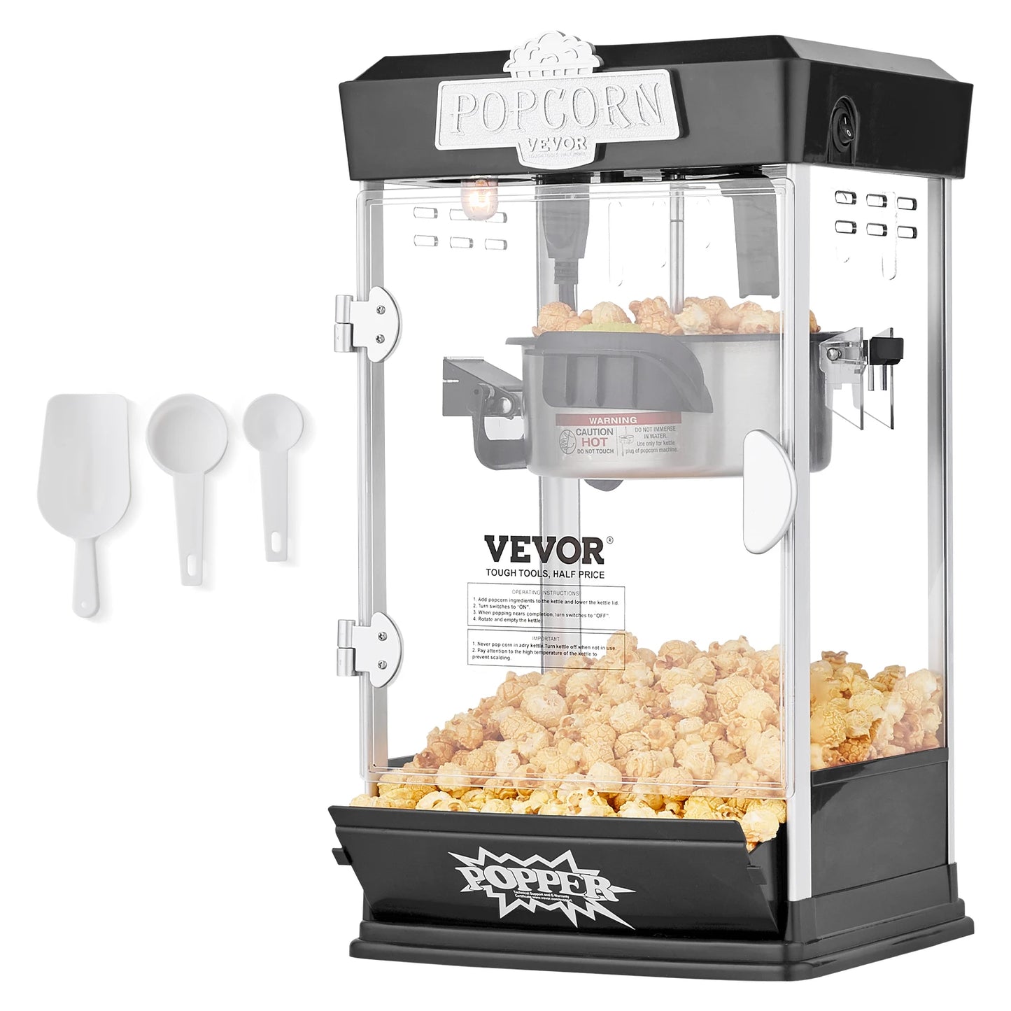 SucceBuy Commercial Popcorn Maker Countertop Machine Movie Theater Style