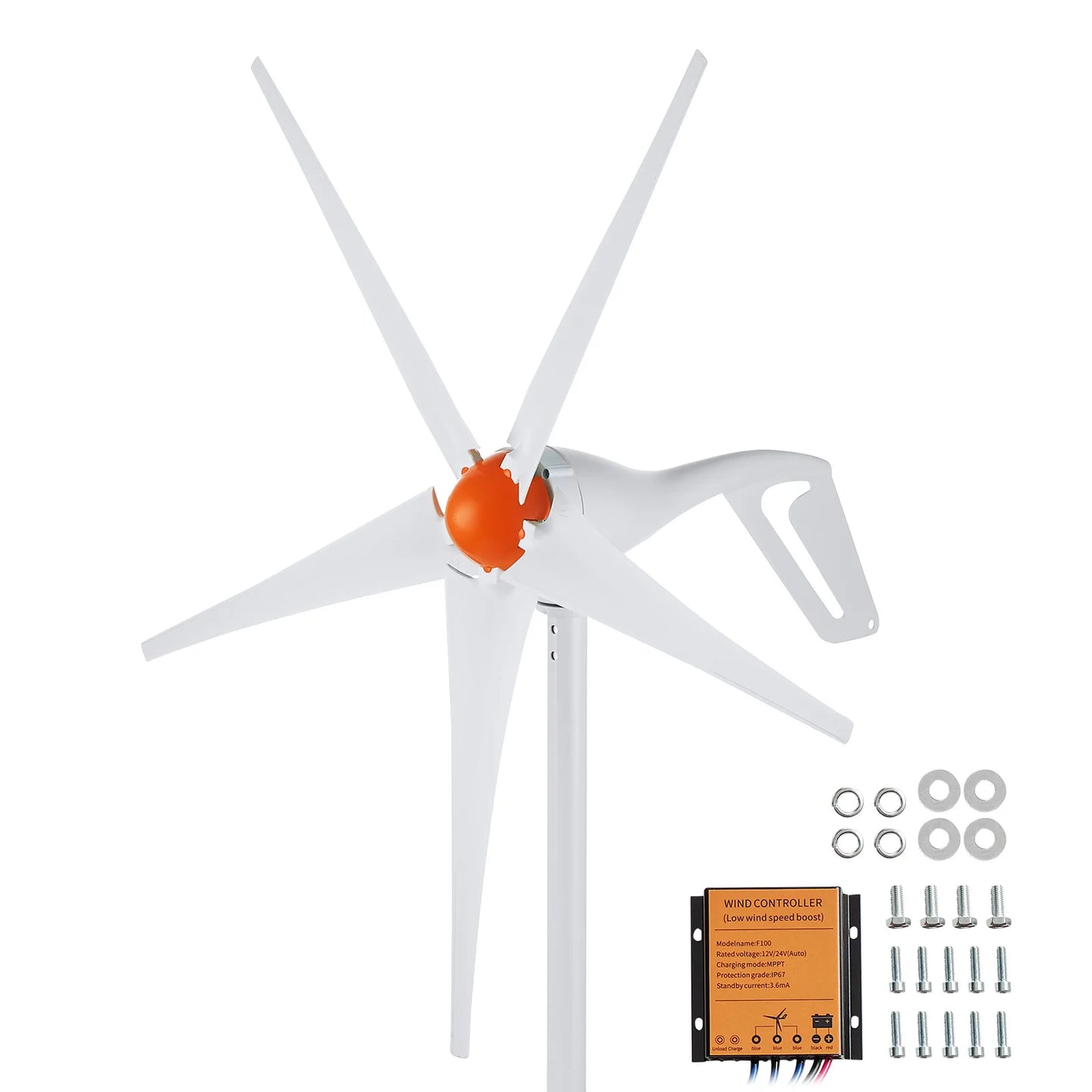 SucceBuy 12V Wind Turbine Generator MPPT Controller 500W/800W