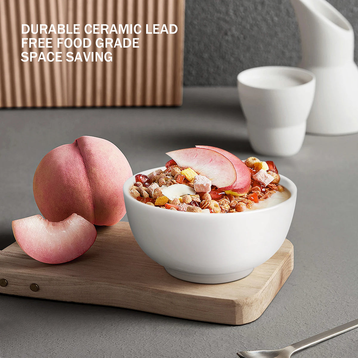 Premium Ceramic Bowls Set For Kitchen Serving Tableware