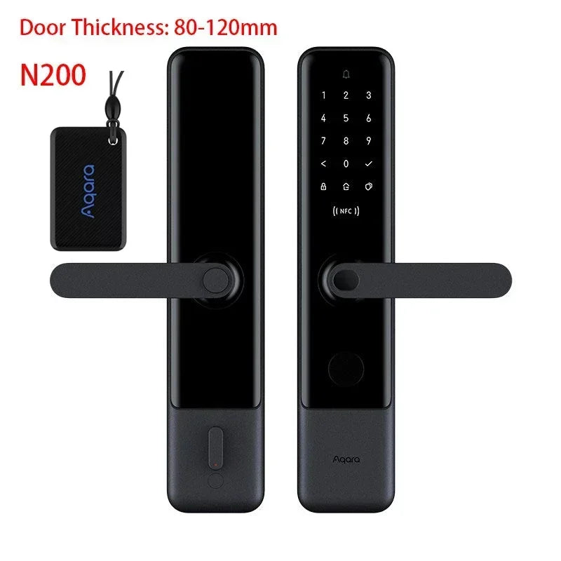 Aqara N200 Smart Door Lock Fingerprint Bluetooth Password NFC Unlock Smart Linkage With Doorbell Works With Mihome Apple HomeKit