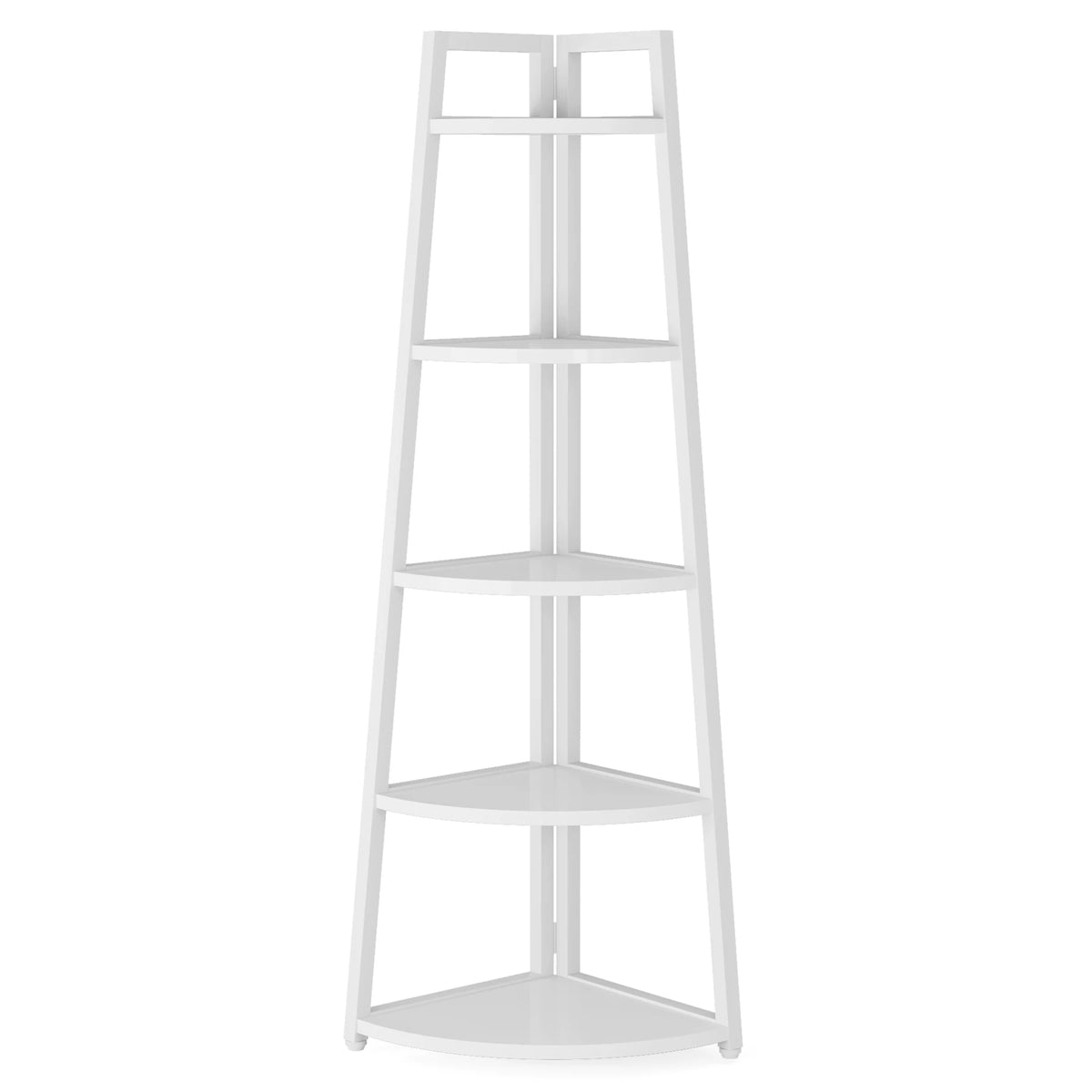 Tribesigns Bookcase Corner Book Shelf Rack Wood Bookshelf Storage Shelves