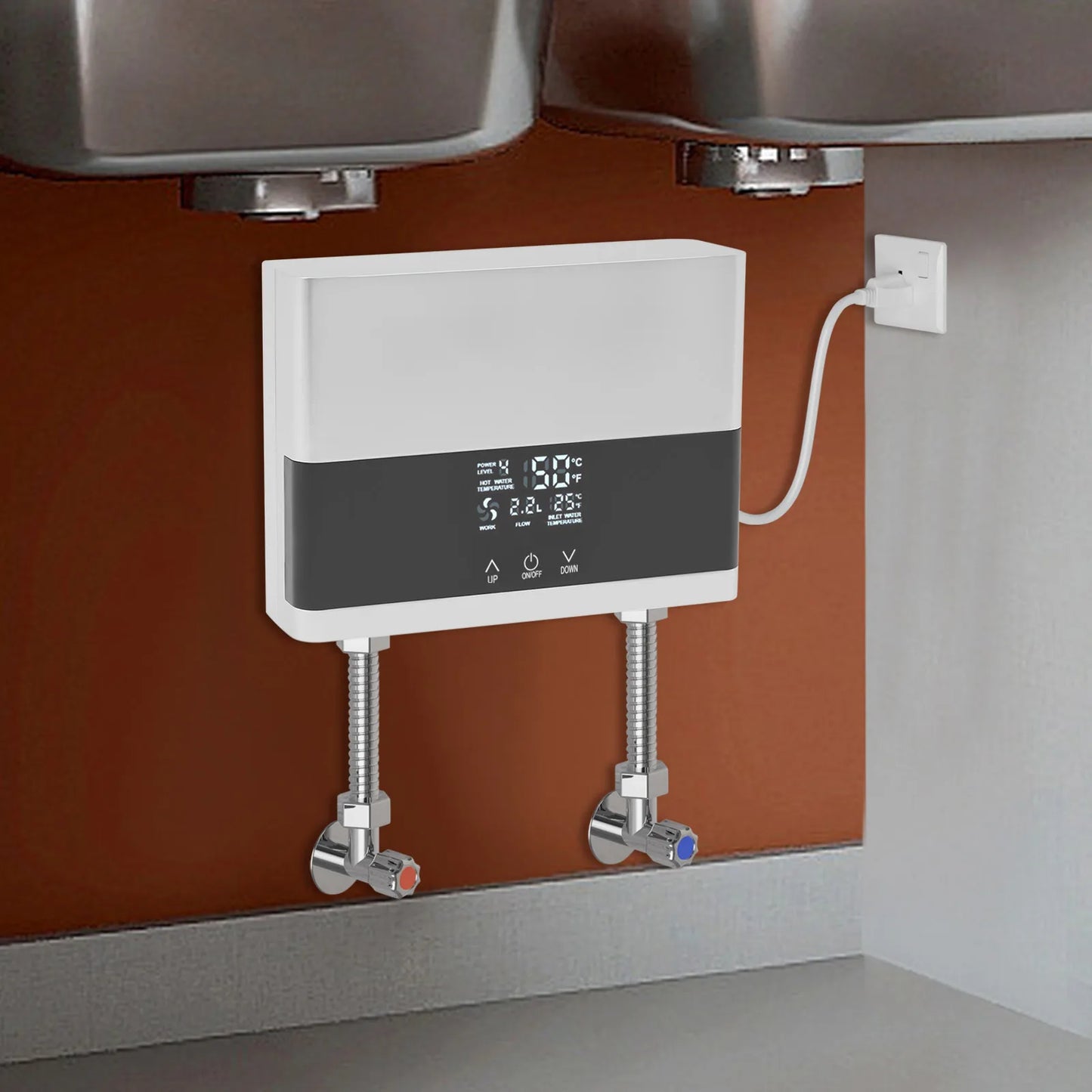 Sweetmile 110V 4000W Instant Mini Electric Water Heater With Remote