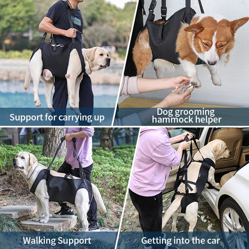 Dog Body Support Harness for Injured Disabled Elderly Dogs Pet Dog Soft Carrying Injuries Recover Support Harness Pet Supplies