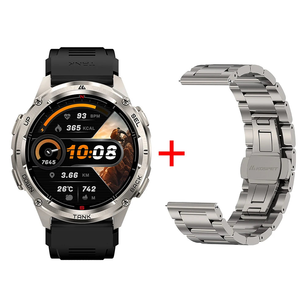 KOSPET Tank T3 Ultra 2 GPS Smart Watch Health Monitor