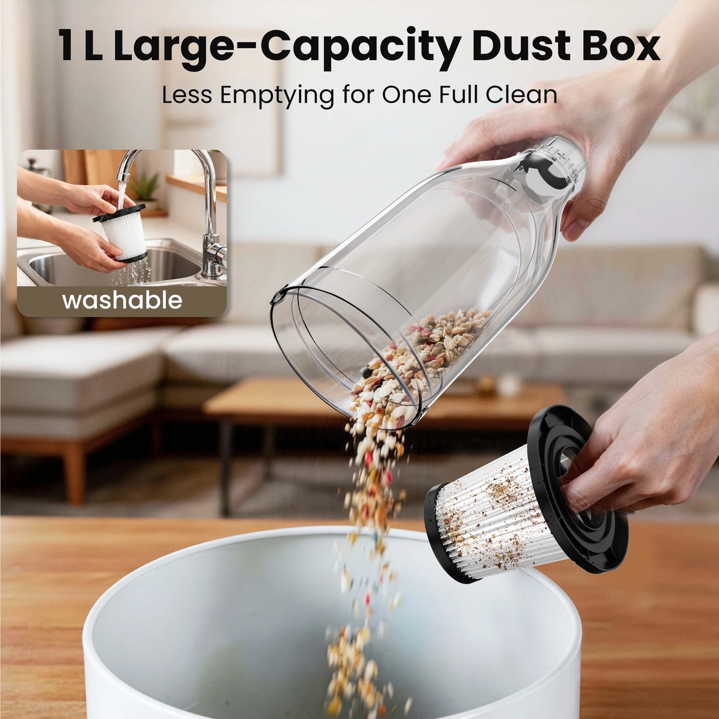INSE R7 Corded Vacuum Cleaner 20KPa 600W Suction Power