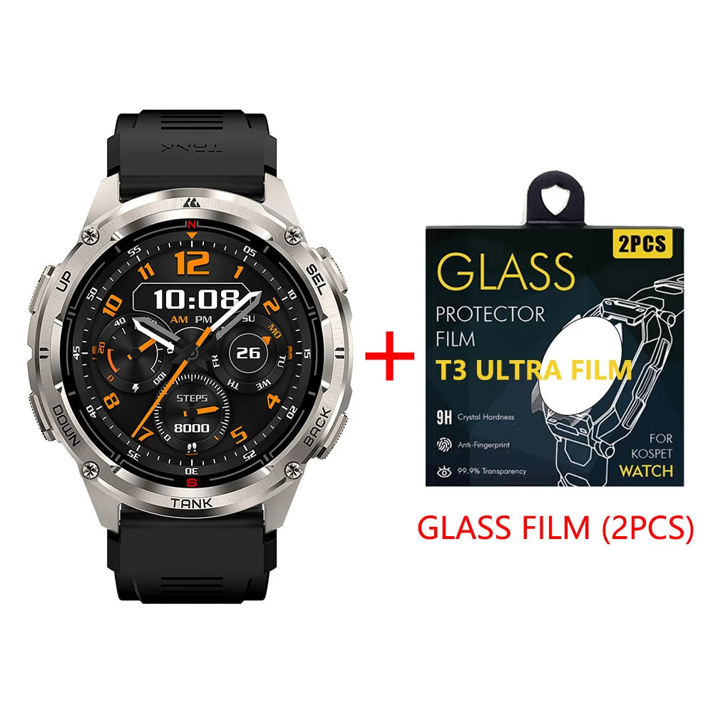 KOSPET Tank T3 Ultra 2 GPS Smart Watch Health Monitor