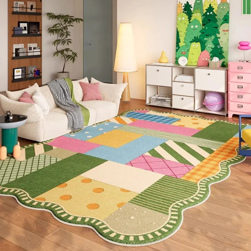 Abstract Dopamine Living Room Carpet Cartoon Creative High-End Bedroom Rug Home Decor Sofa Coffee Table Floor Mat Alfombra Tapis