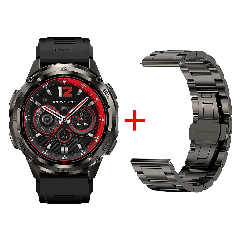 KOSPET Tank T3 Ultra 2 GPS Smart Watch Health Monitor