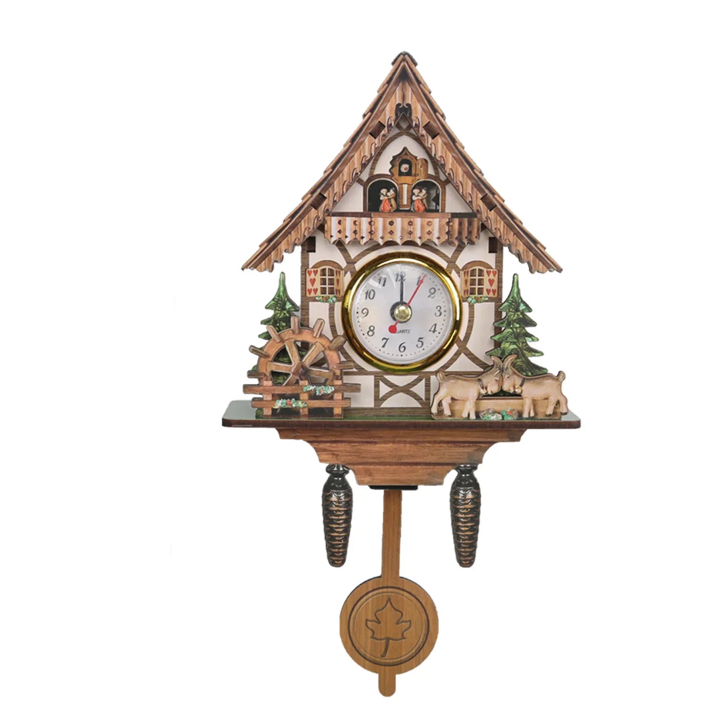 Wooden Hanging Wall Clock Bird Alarm Clock Cuckoo Clocks For Home Decoration Quartz Watch Decorative Home Decor