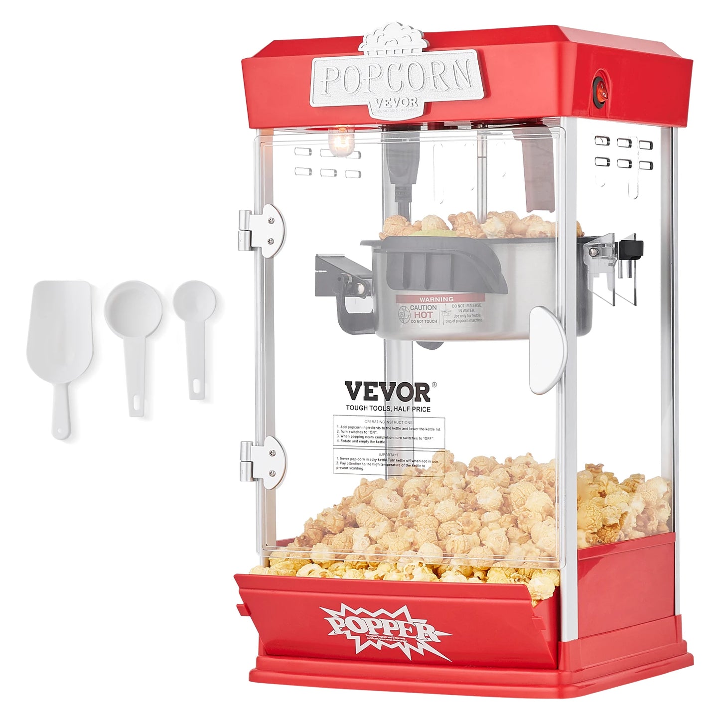 SucceBuy Commercial Popcorn Maker Countertop Machine Movie Theater Style