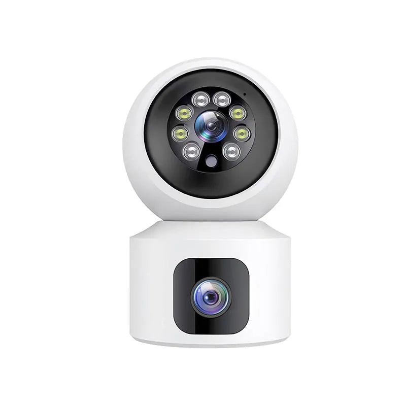 8MP 4K Wireless Camera PTZ Dual Lens WIFI Home Smart Protection IP Camera Night Vision Two Way Audio Surveillance Baby Monitor