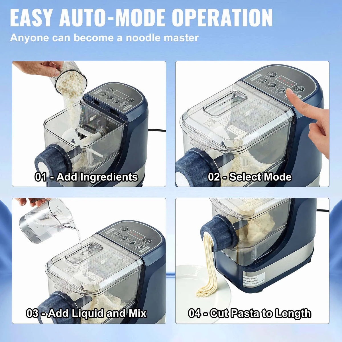 SucceBuy Automatic Electric Pasta And Noodle Maker Machine