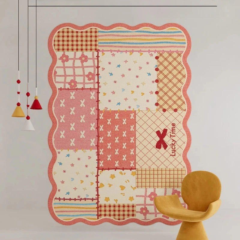 Abstract Dopamine Living Room Carpet Cartoon Creative High-End Bedroom Rug Home Decor Sofa Coffee Table Floor Mat Alfombra Tapis