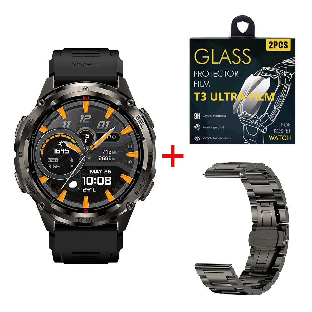KOSPET Tank T3 Ultra 2 GPS Smart Watch Health Monitor