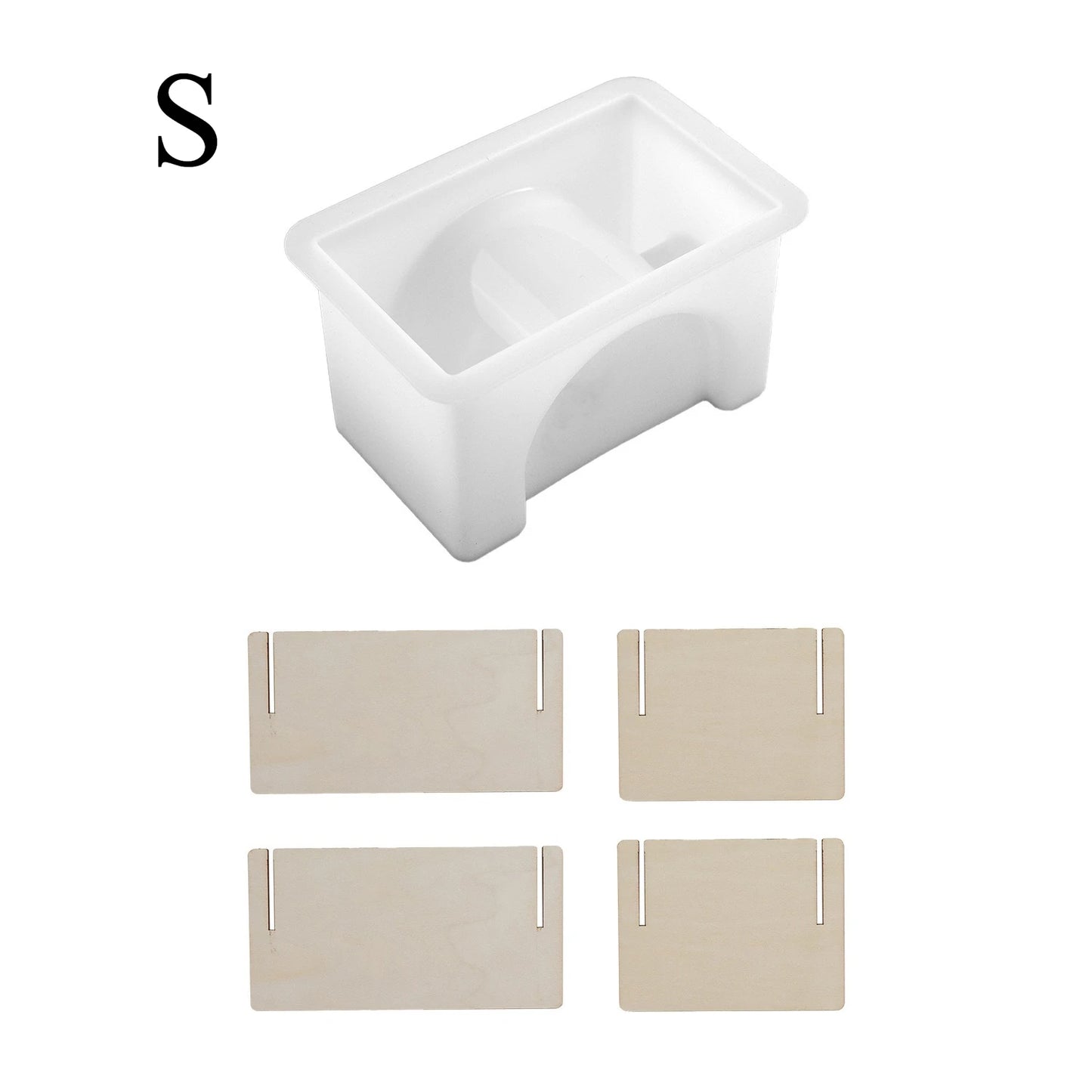 DIY Silicone Mold for Cube Vase - Epoxy Resin, Plaster, Cement - Hydroponic Test Tube Planter Art Mold DIY Art Craft Home Decor