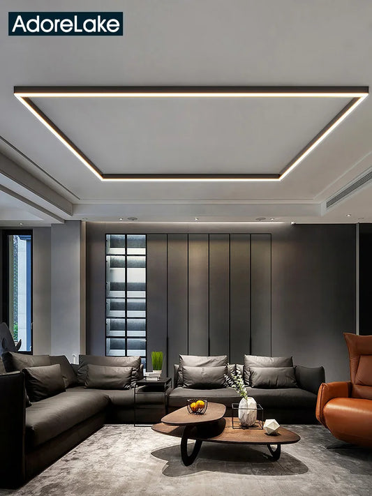 Minimalist living room lighting kitchen dining  bedroom dining room nordic modern aisle balcony strip light