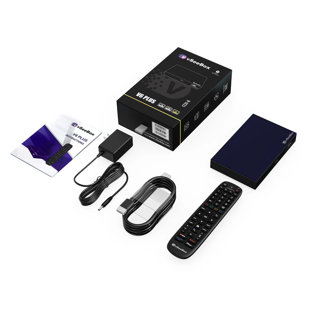 JISYONK Android TV Box 8K Ultra HD Wireless Voice Receiver
