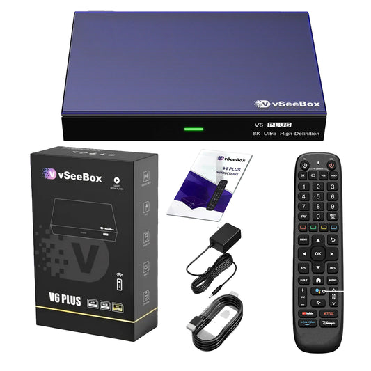 JISYONK Android TV Box 8K Ultra HD Wireless Voice Receiver