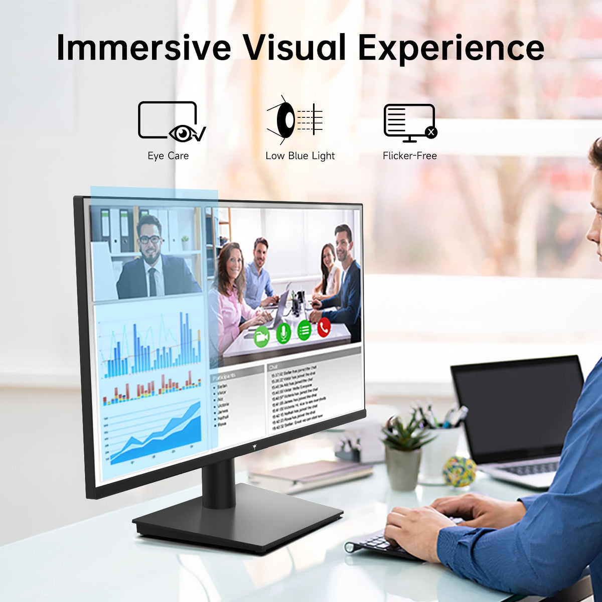 KTC 1080P 100Hz Gaming Monitor With FreeSync And Hdmi Interface