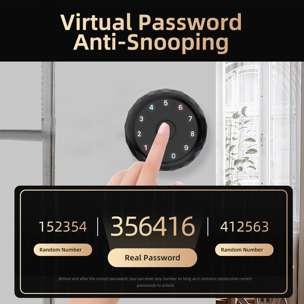 Viladepot Smart Fingerprint Door Lock With App And Passcode Access