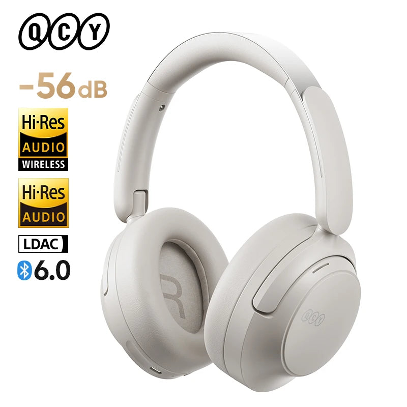 QCY H3S Wireless Over Ear Headphones With Adaptive Noise Cancellation