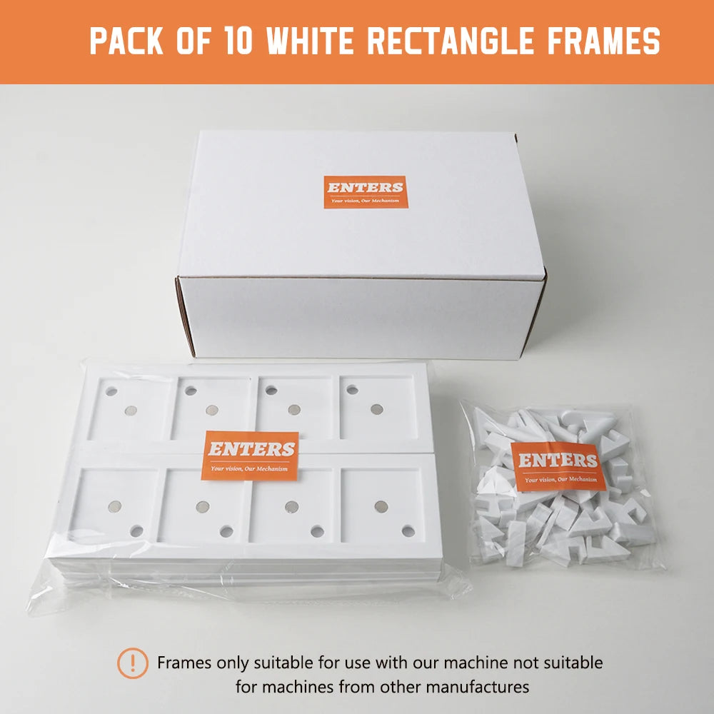Premium Magnetic Refrigerator Photo Frames With Blank Insert
