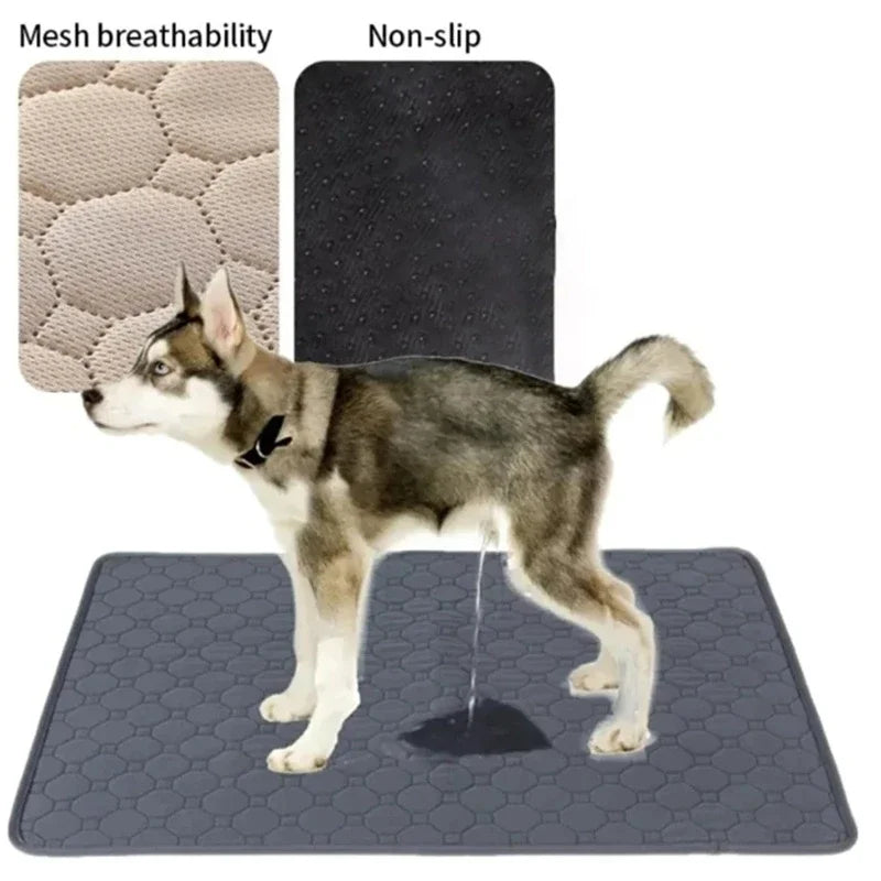 Winter Dog Pee Pad Reusable Washable Dog Urine Mat Car Seat Floor Sofa Waterproof Absorbent Puppy Cat Training Pet Supplies