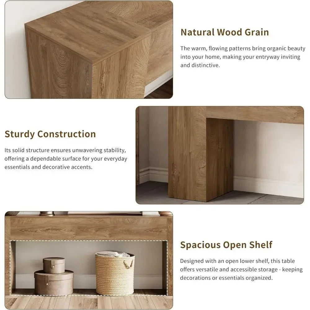 Long Entryway Table Sofa Console For Hallway And Living Room