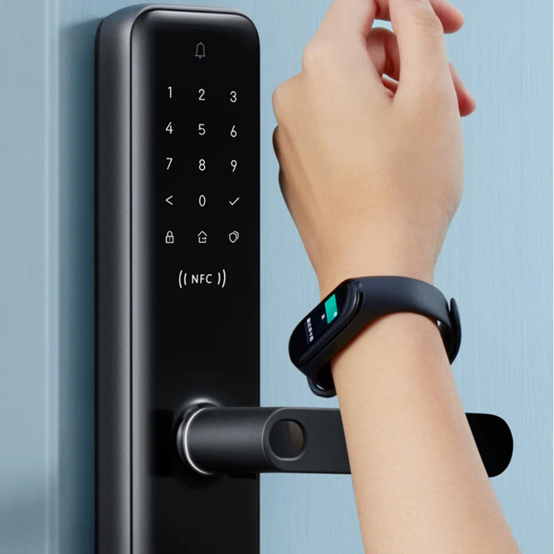 Aqara N200 Smart Door Lock Fingerprint Bluetooth Password NFC Unlock Smart Linkage With Doorbell Works With Mihome Apple HomeKit