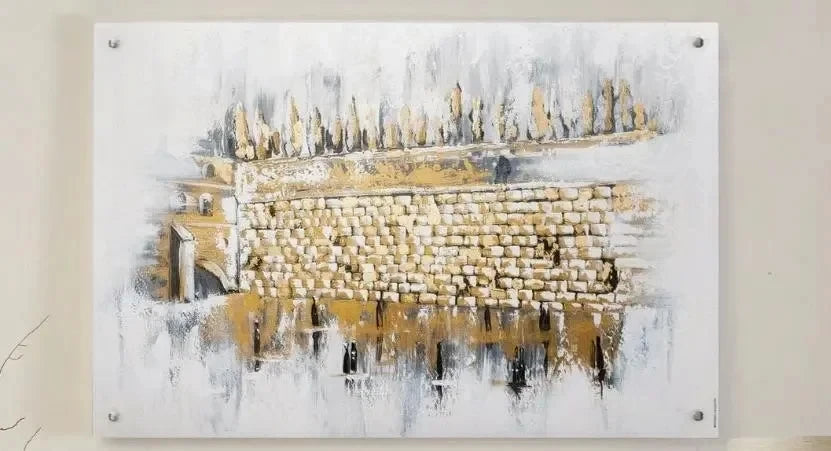Custom pictures Prayer on the Wall of jewish paintings High Quality Handmade Oil Painting On Canvas For Home Decor living room