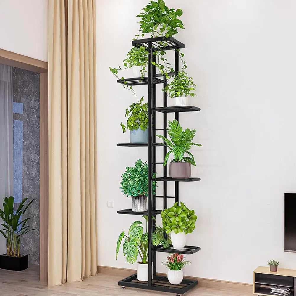 HiMISS Multi Tier Metal Plant Stand for Flower Pots