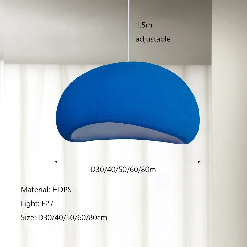 Nordic Minimalist Wabi Sabi Wind E27 Led Pendant Lights Dining Room Bar Loft Bedroom Home Decor Chandelier Hanging Lamp Fixture