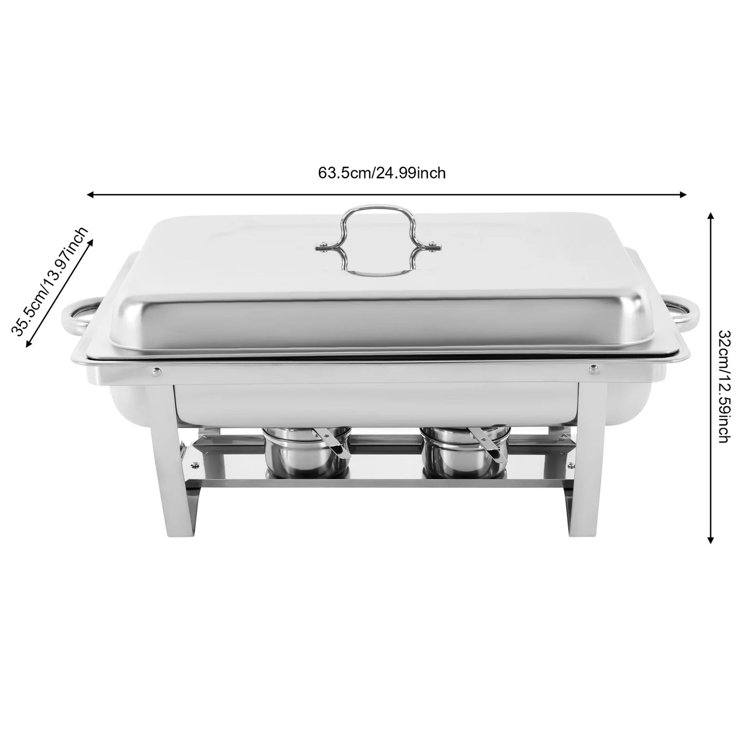 Stainless Steel Chafing Dish Buffet Set For Restaurants