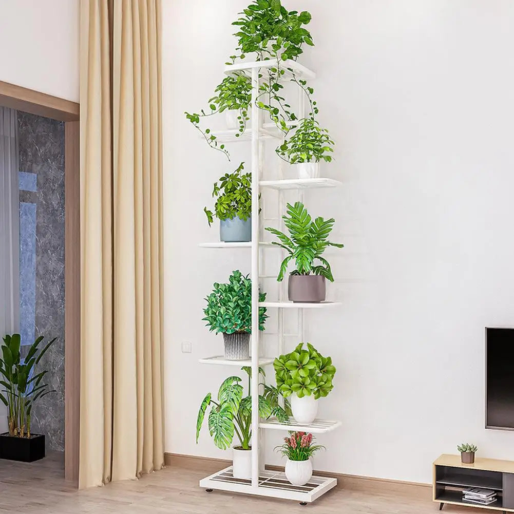HiMISS Multi Tier Metal Plant Stand for Flower Pots