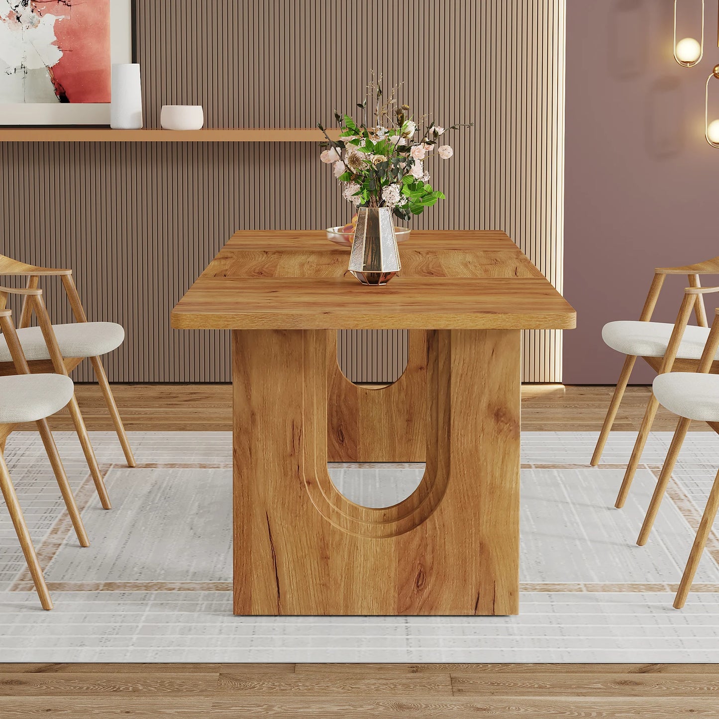 LITTLE TREE Modern Dining Table For Six To Eight People