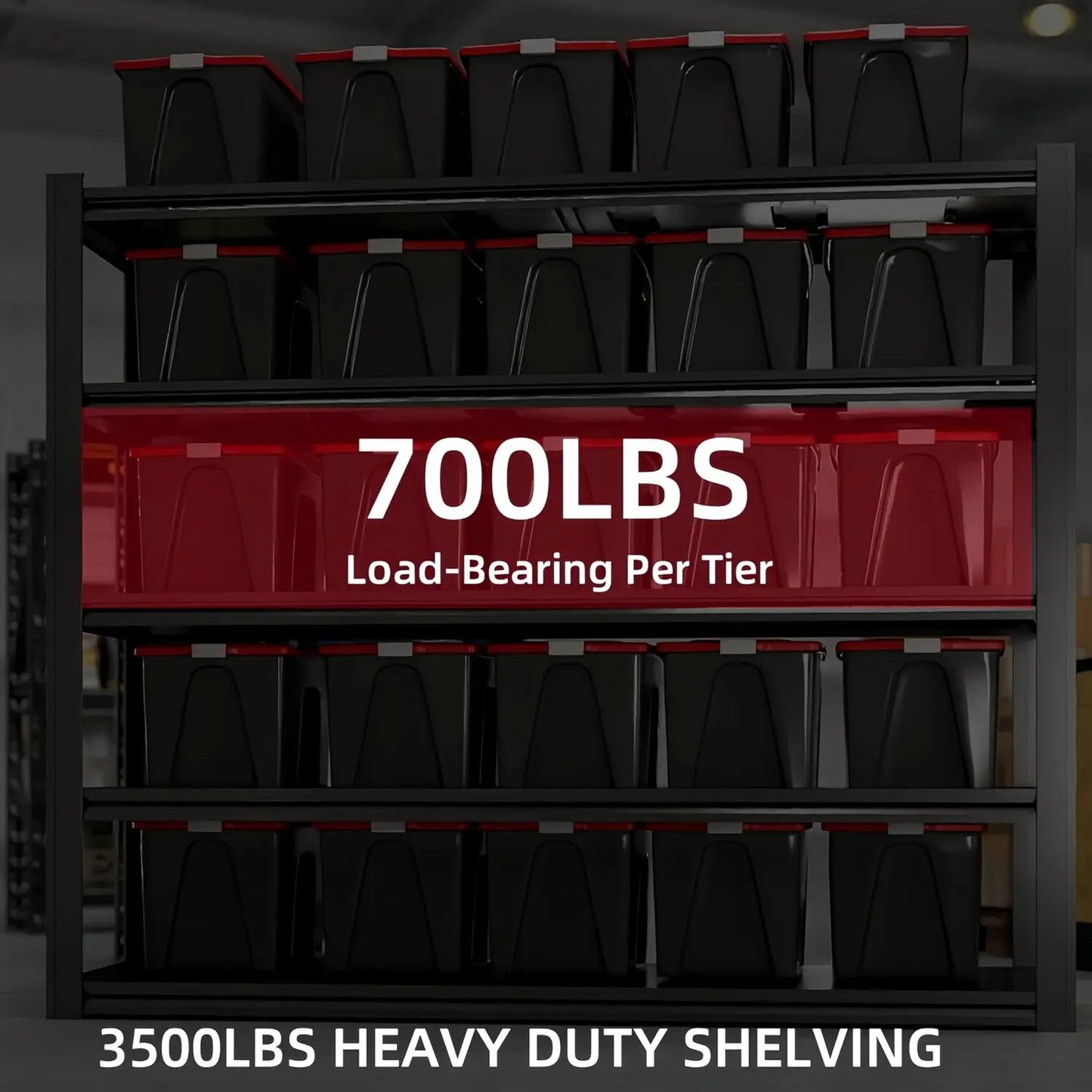 ZHILU Heavy Duty Garage Shelving Unit 3500LBS Storage Racks