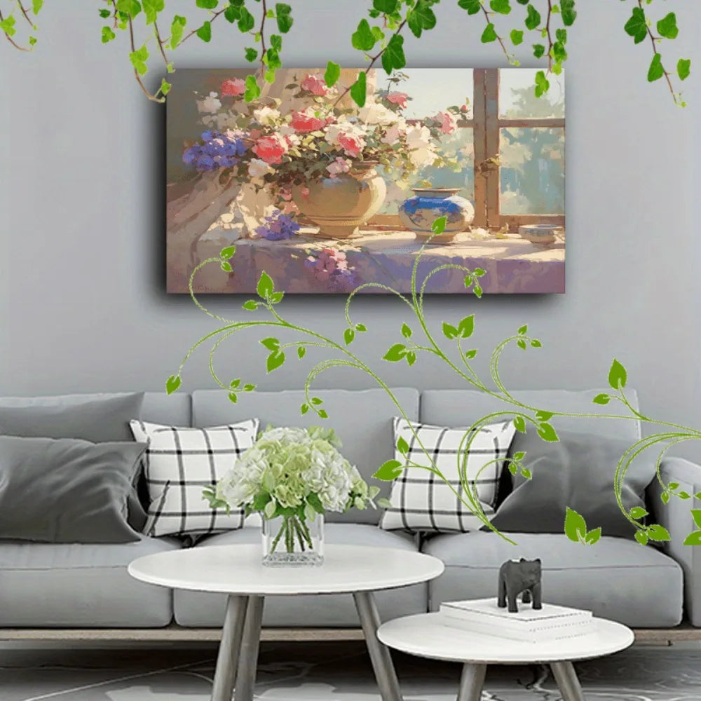 1.5 inch thick wood pine frame interior Art Mural Home decor Home decor mural, hallway home decor living room decor