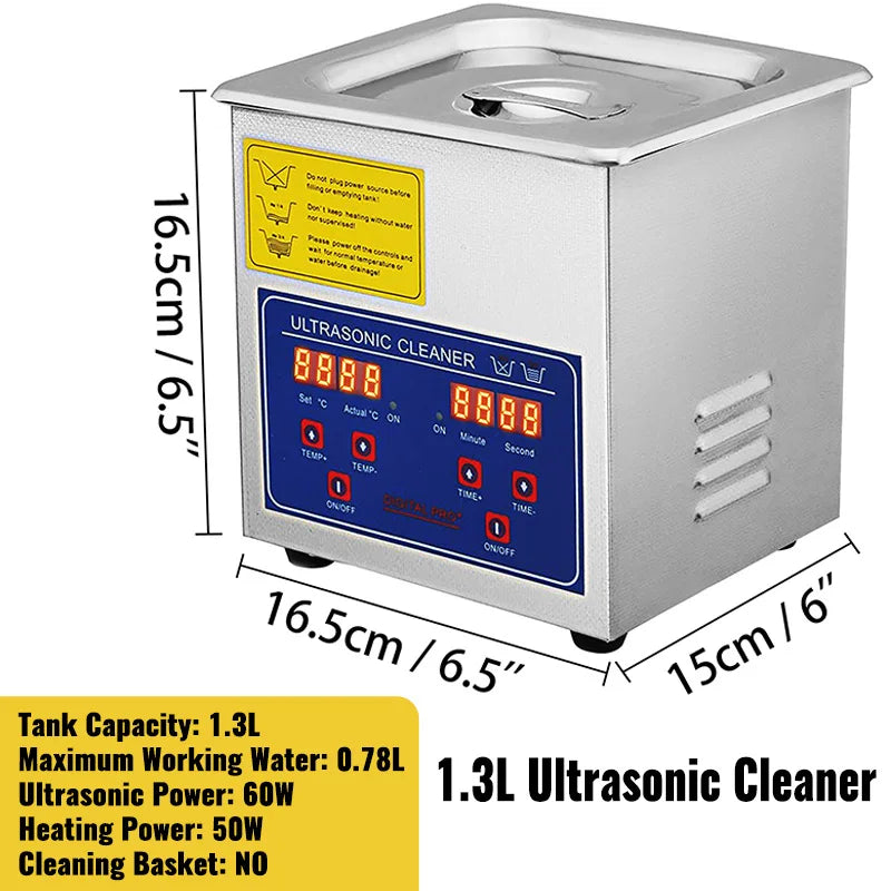 SucceBuy 1.3L 2L 3L 6L 10L 15L 22L 30L Ultrasonic Cleaner Lave-Dishes Portable Washing Machine Ultrasound Home Clean Appliances